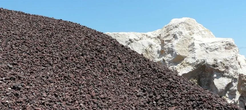 Échantillon de pouzzolane